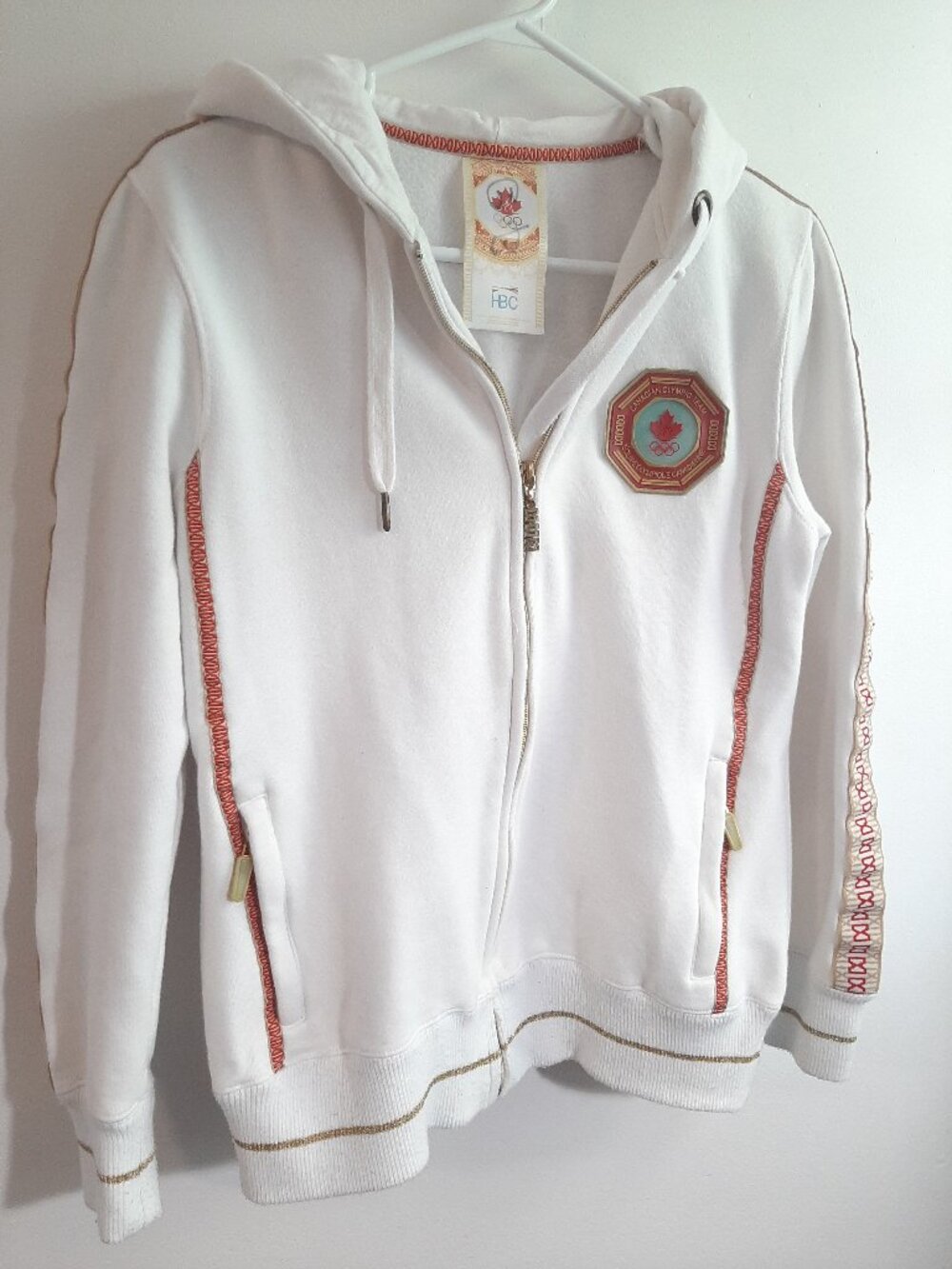 Team Canada Olympic Zip-Up Hoodie Jacket - Official Canadian Olympic Team Medium